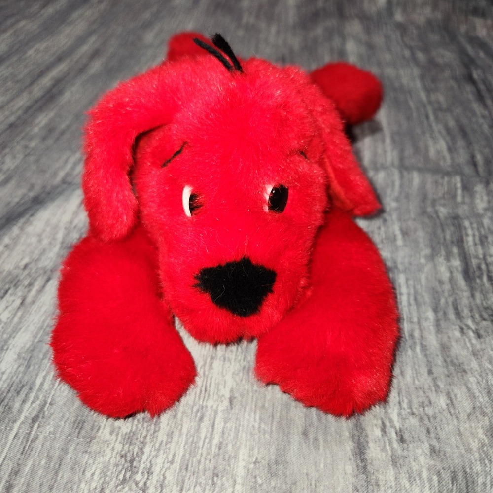 Vintage 2001 Clifford the Big Red Dog Plush Stuffed Animal Scholastic‎ Toy
